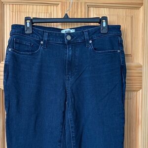 PAIGE Women's Deep Indigo Skinny Leg Jeans